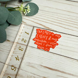Bible verse sticker | Whom Shall I Fear | Christian decals