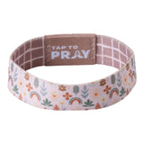 Tap To Pray® Wristband – Prairie & Plaid: Medium