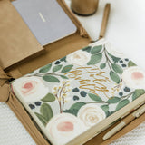 Bible Cover, Bible Case, Book Holder, Floral, Debossed