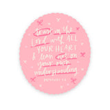 Proverbs 3:5-6 Sticker | Christian faith stickers & decals
