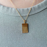 Necklace: In Every Season I Will Praise, 18kt Yellow Gold