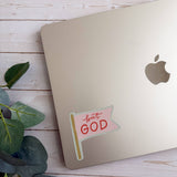 Christian gift | Faith sticker | Bible verse decal | But God