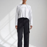 Take Heart Cropped LS Women's Tee