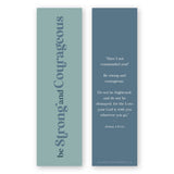 Bible Verse Bookmark, Be Strong and Courageous
