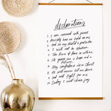 Poster: Declarations