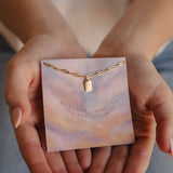 Heavenly Things Mini Tag Necklace | Christian Jewelry