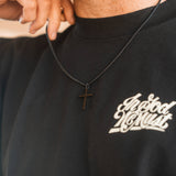 Black Cross Necklace
