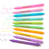 Motivational Colored Gel Pens
