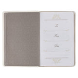 Devotional for Mr. & Mrs. White Faux Leather