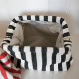 Striped Makeup Pouch
