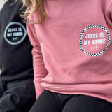 Jesus Is My Homie - kids Crewneck
