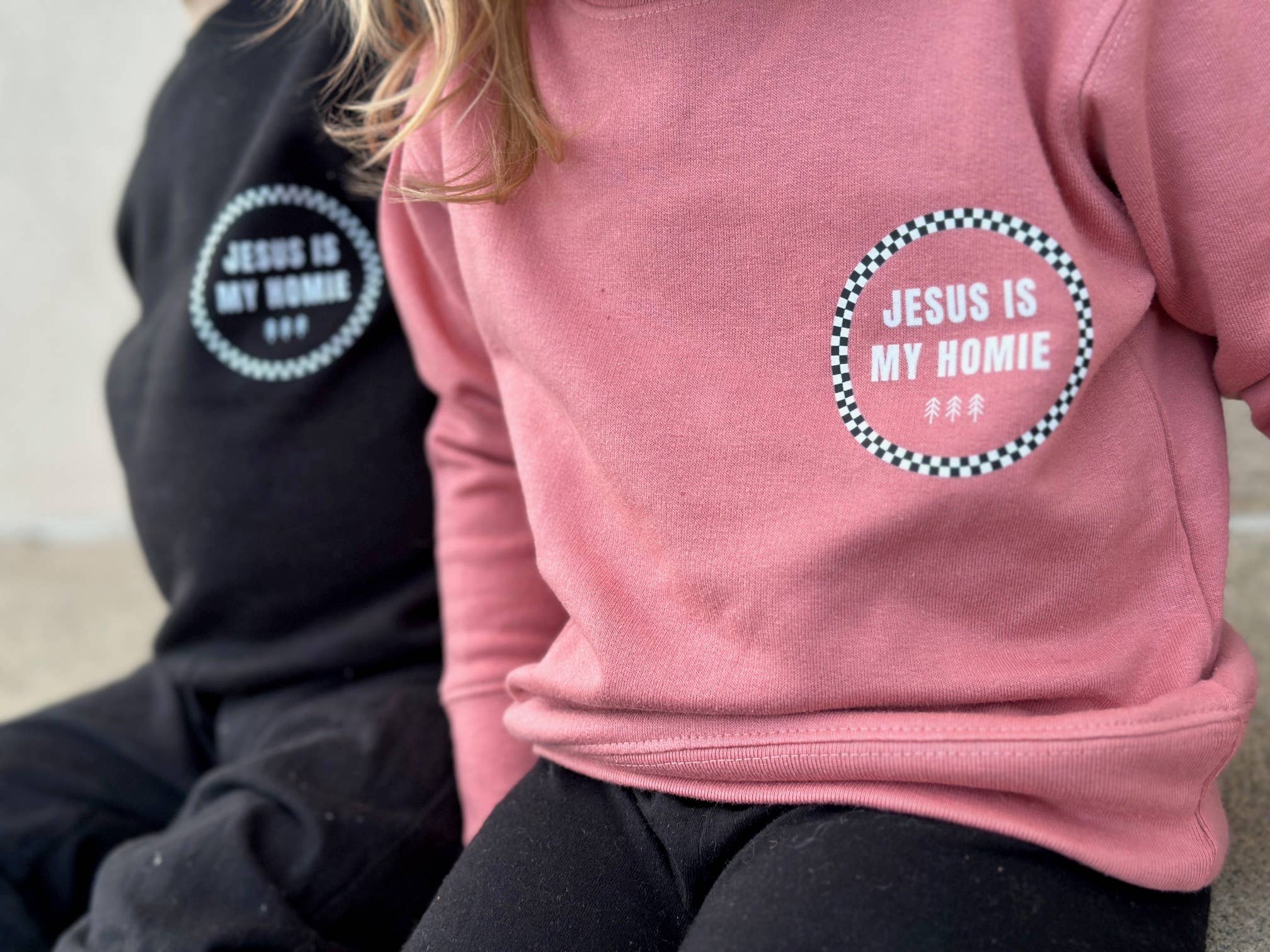 Jesus Is My Homie - kids Crewneck