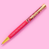 "Love You To Pieces" - Red Confetti Pen