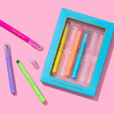 Wax Highlighter Set - Motivational - Asst Clrs - 6 Piece Set