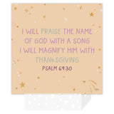 Verse for Gratitude – Bible Verse Card Set + Display Stand