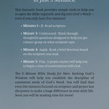 The 5-Minute Bible Study for Men: Seeking God's Wisdom