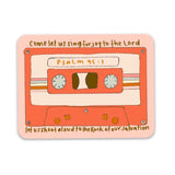 Psalm 95:1 Sticker | Old school cassette decal