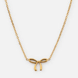 Dainty Bow Necklace