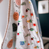 Marian Garden Mini Bamboo Cotton Muslin Blanket