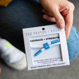 COURAGE + STRENGTH Bracelet, Christian Cord Bracelet