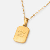 Cross Pendant Link Necklace