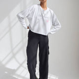 Take Heart Cropped LS Women's Tee