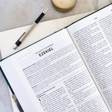 KJV Study Bible, Large Print [Gold Evergreen]