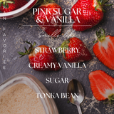 Pink Sugar & Warm Vanilla | 8ml Hanging Car Diffuser
