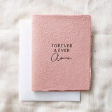 Forever + Ever. Amen | Religious Wedding Greeting Card