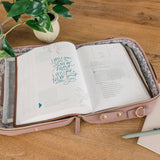 Bible Cover, Bible Bag Crossbody LAVENDER
