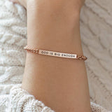 God is big enough - Bracelet
