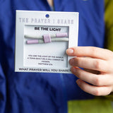 BE THE LIGHT Bracelet, Christian Cord Bracelet - The Prayer I Share