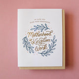 "Motherhood is Kingdom Work" Card