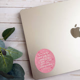 Proverbs 3:5-6 Sticker | Christian faith stickers & decals