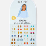 Marian Stick On Earrings