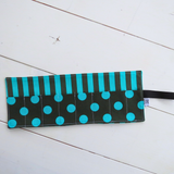 Crayon Roll-Up Organizer - Green/Teal