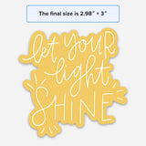 Let your light shine sticker | Christian gifts | Faith decal