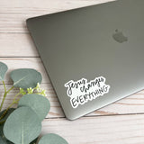 Christian sticker | Jesus changes everything
