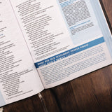 NIV Quest Study Bible Large Print Bonded Leather Black Comfort