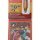 New Testament Aqua Brush Activity Book, Reusable Travel Activity