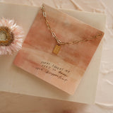 Pure Joy Mini Tag Necklace | Christian Jewelry