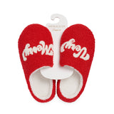 "VERRY MERRY" SLIPPERS