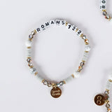 Romans 12:2 Bible Verse Beaded Word Bracelet
