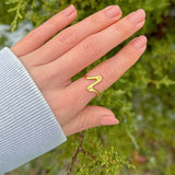 Wavy Heart Ring