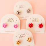 Christmas Bow Earrings