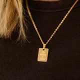 Necklace: His Timing Is Perfect, 18kt Gold Plated