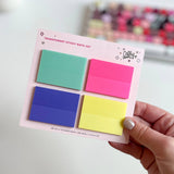 Transparent Sticky Notes Set