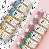 Colorful Wooden Matches In Little Glass Bottle 