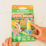 New Testament #2 Aqua Brush Activity Book, Reusable Travel Activity