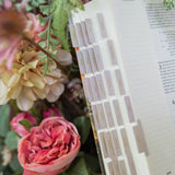 Blush Bible Tabs - Peony Theme